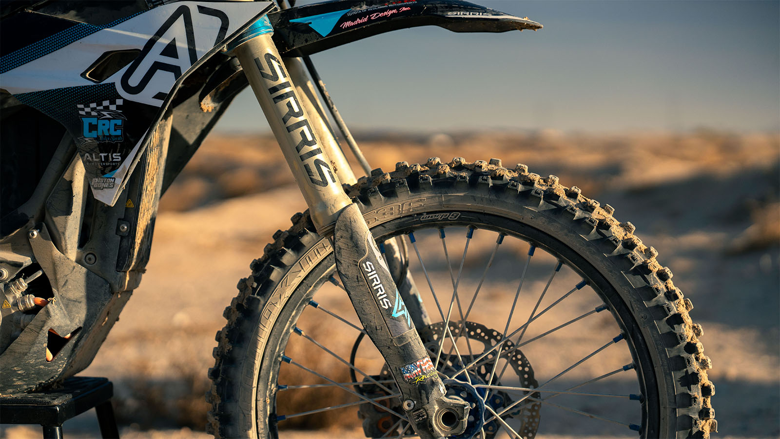 Sirris: suspensão de moto elétrica off-road com Form 4L e Tough 1500 — imagem 3